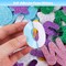 280 PCS Glitter Foam Letter Stickers, 10 Colors A-Z Alphabet Letters Stickers Self Adhesive Letters and Shapes Stickers for Kids DIY Crafts Party Decorations Scrapbooks